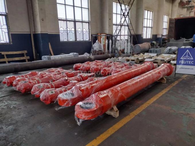 أسطوانة هيدروليكية بحرية 40MPa طاحونة نوع طوق أسطوانة زيت هيدروليكية 0