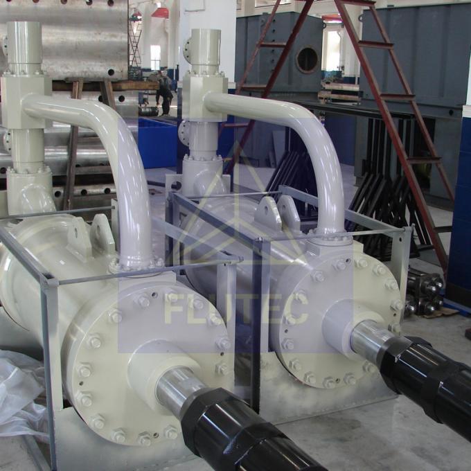 الهندسة المدنية المخصصة الأسطوانة الهيدروليكية / أسطوانة الصحافة الهيدروليكية مع محرك سيرفو 2