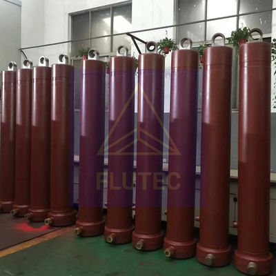 Custom Telescopic Hydraulic Press Cylinder For Dump Platform